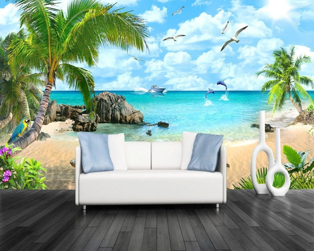 3D Wallpaper Beach Landscape Insight Series SKU# WAL0323